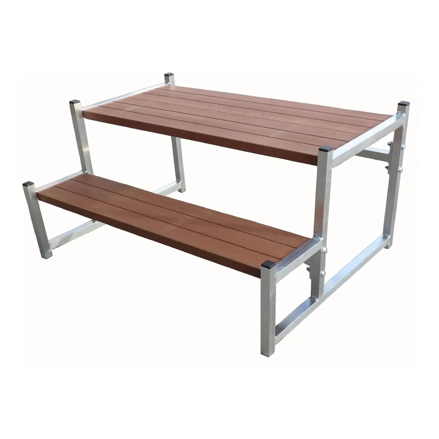 Aluminum stairs for mobile homes